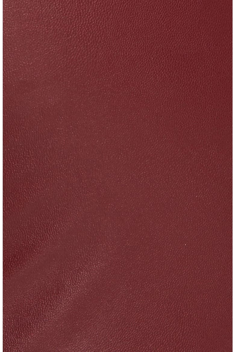 'Leatherette' Faux Leather Leggings, Alternate, color, SANGRIA