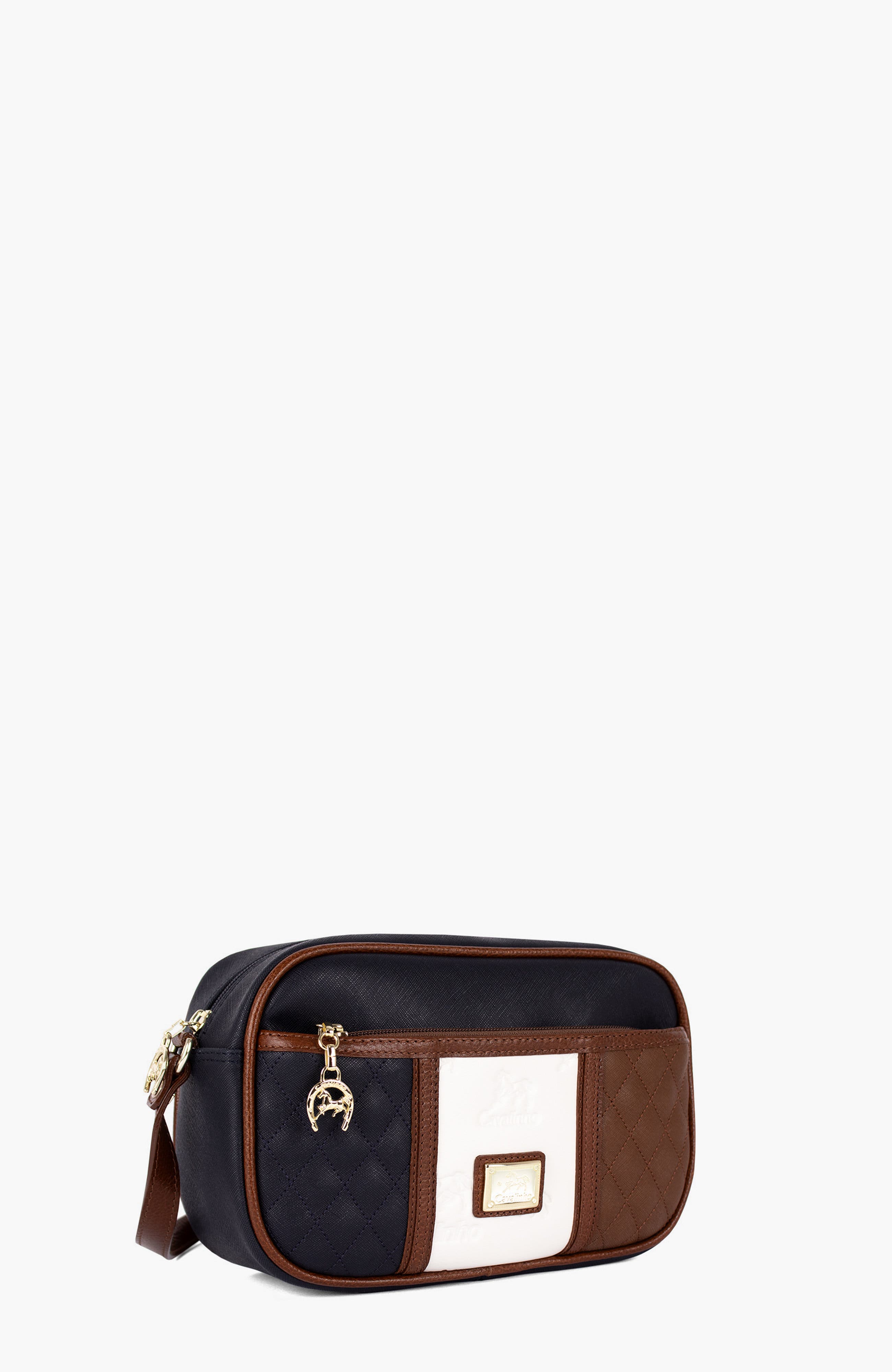 Sublime 511 Crossbody Bag, Alternate, color, Navy / White / Brown
