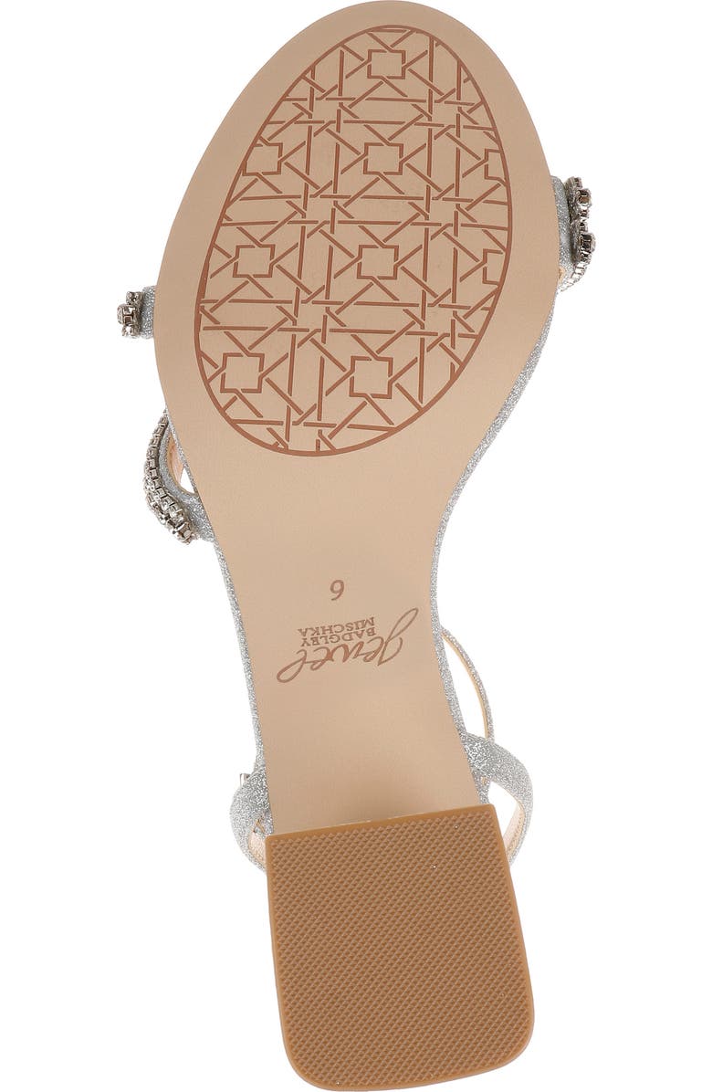 Jewel Badgley Mischka Rosa Ankle Strap Sandal, Alternate, color,