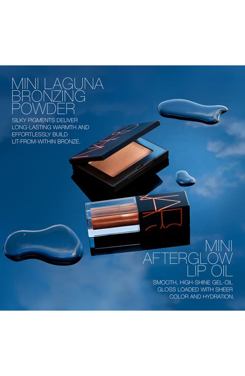 Nars Mini Laguna Bronzer & Lip Oil Duo 0.12 Oz/3.5 ml In Laguna