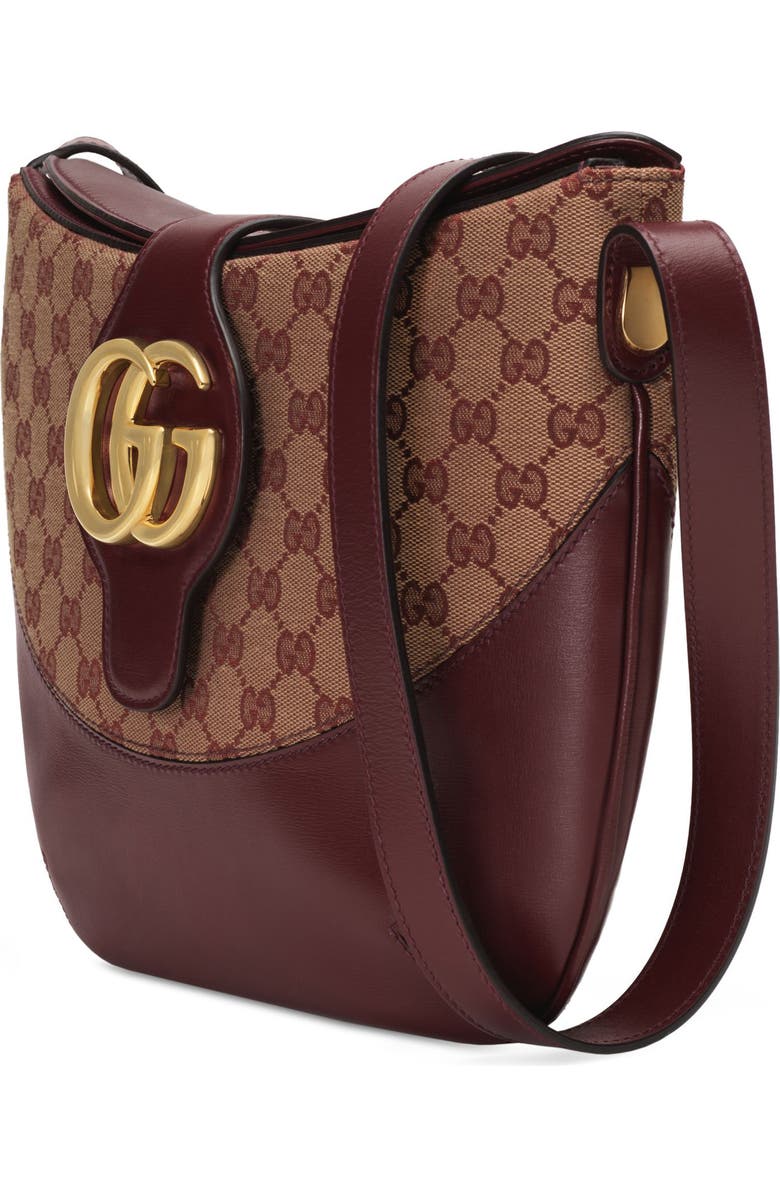 Gucci Medium GG Canvas & Leather Shoulder Bag, Alternate, color,
