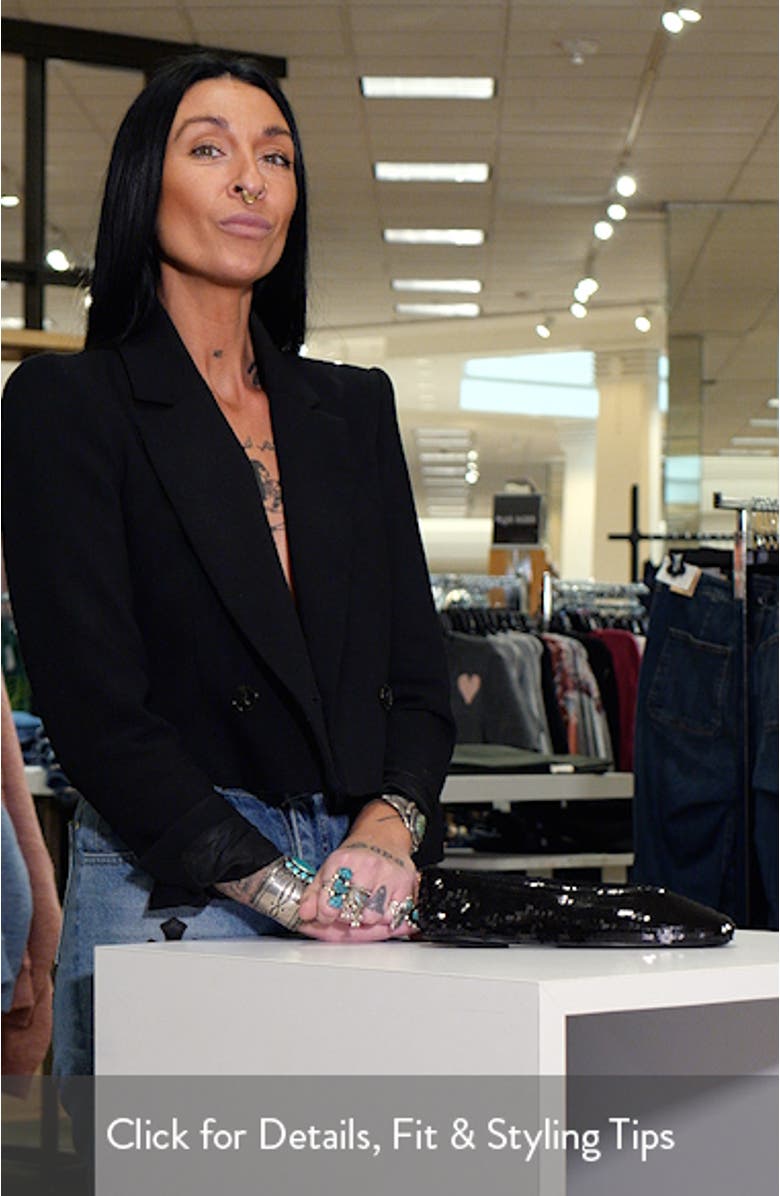 Fathom Sequin Square Toe Flat, sales video thumbnail