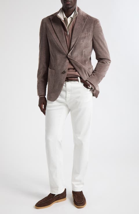 Cotton and Cashmere Corduroy Sport Coat