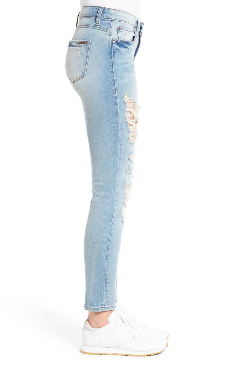 STS Blue Piper Distressed Skinny Ankle Jeans, Alternate, color, 