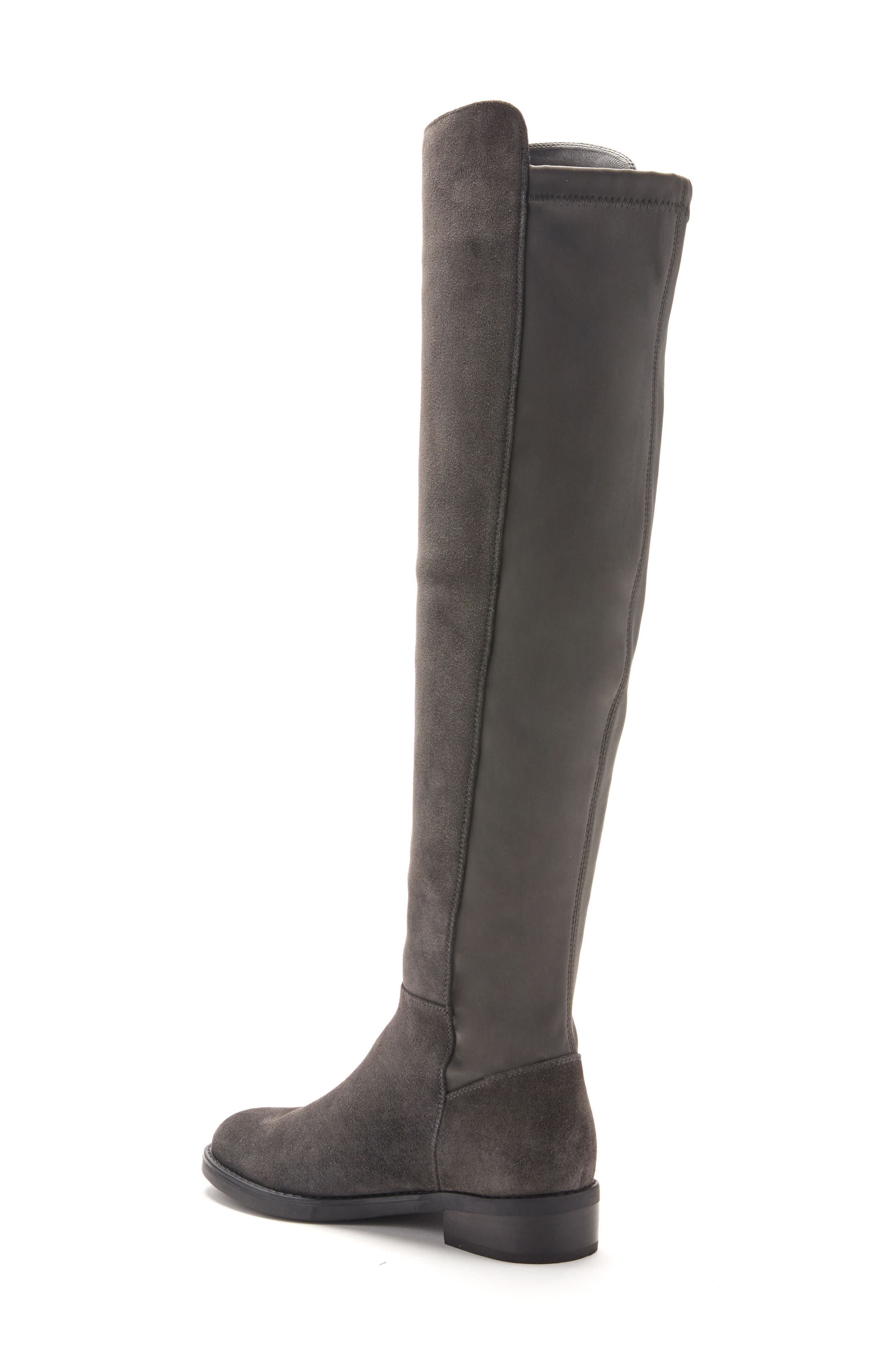 Olivia Knee High Boot, Alternate, color, GREY SUEDE