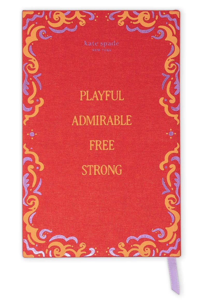 Gemini Bookcloth Journal, Alternate, color, RED
