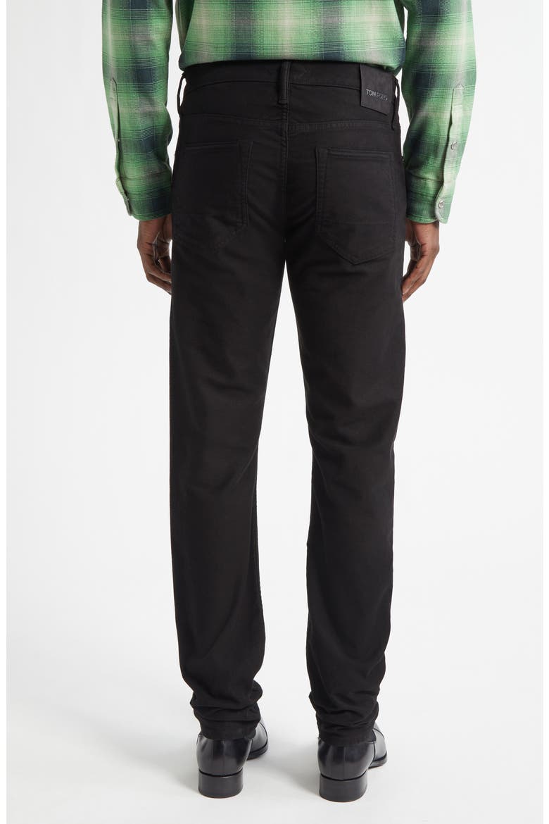 Slim Fit Moleskin Pants, Alternate, color, BLACK