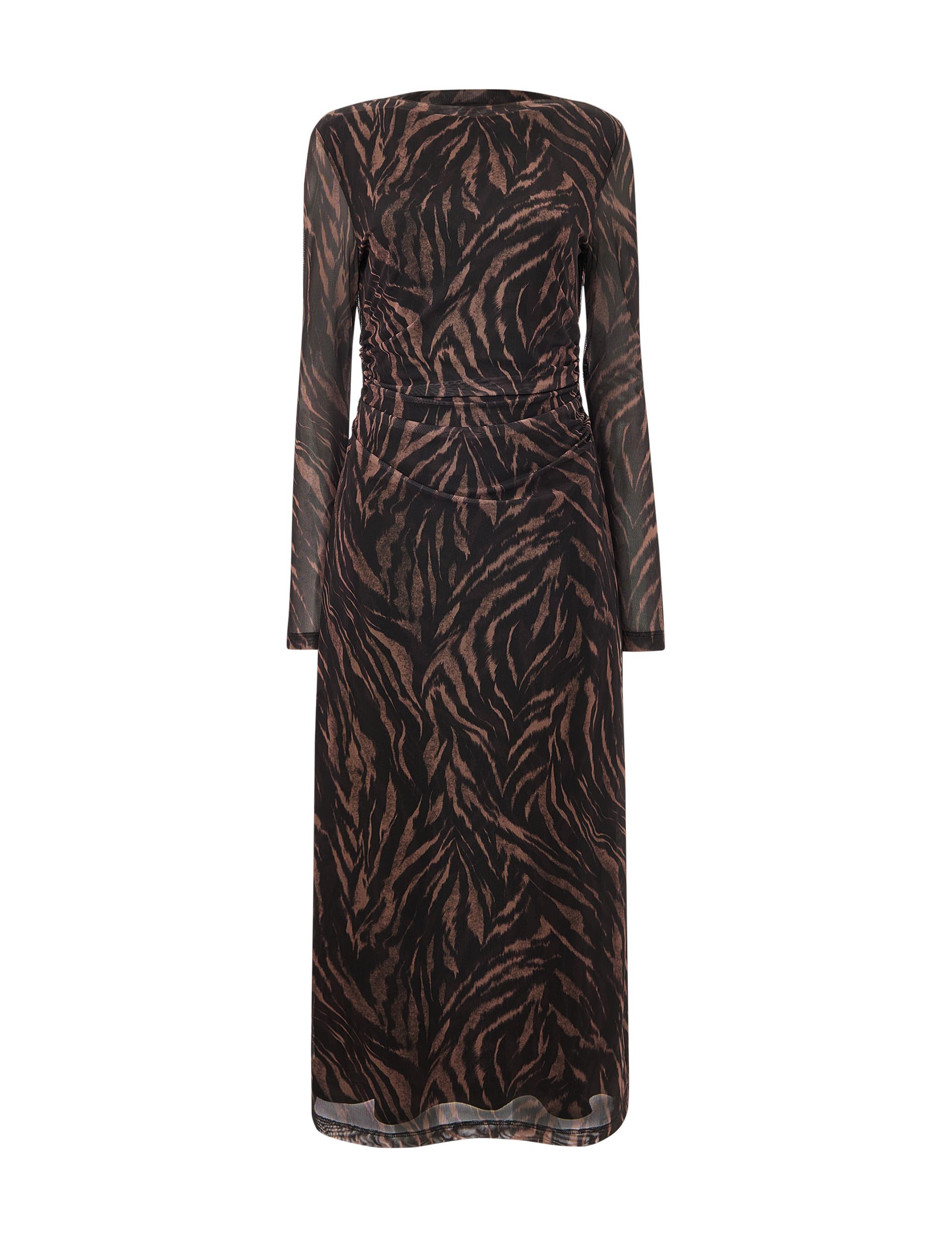 Abstract Zebra Mesh Dress - image 2