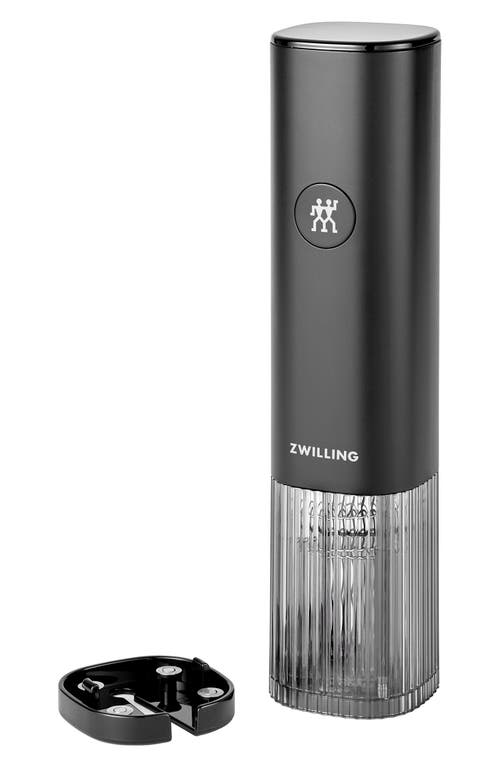 Zwilling Enfinigy Electric Wine Bottle Opener In Black