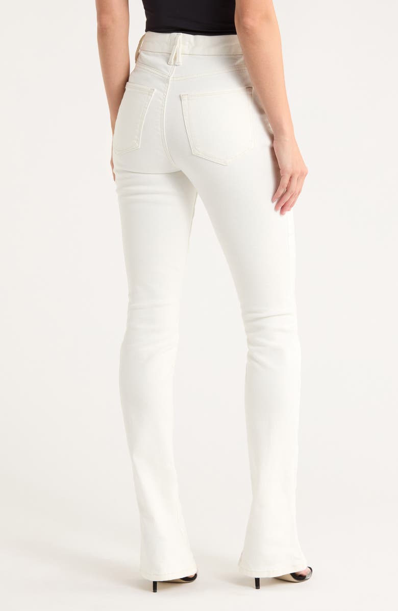 Good American Good Legs High Waist Micro Bootcut Jeans, Alternate, color, Cloud White1
