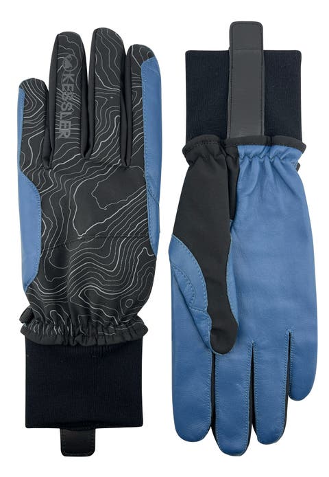 Performance Touchscreen Gloves with Leather Palm