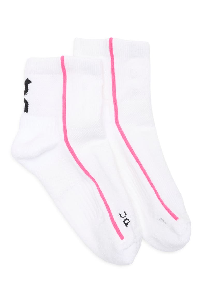 Court Mid Socks, Alternate, color, WHITE/ PINK
