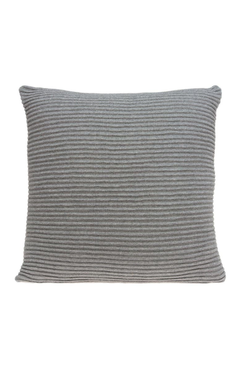 PARKLAND COLLECTION Paxon Transitional Pillow - 20" x 20" - Grey, Alternate, color, Grey