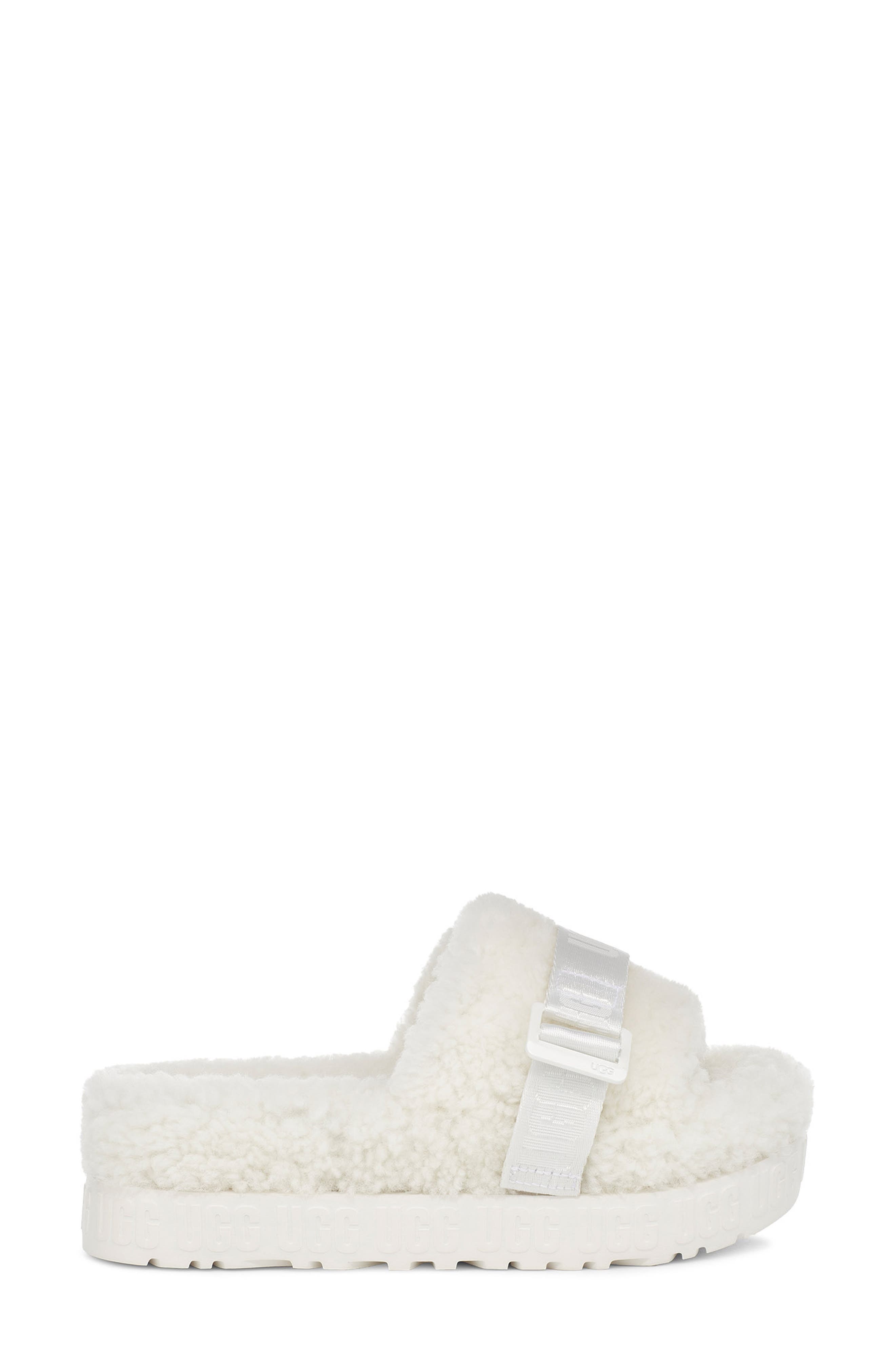 Fluffita Slipper, Alternate, color, WHITE
