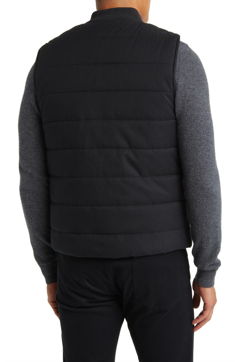 Nordstrom Tech Quilted Water Resistant Flannel Vest, Alternate, color, 