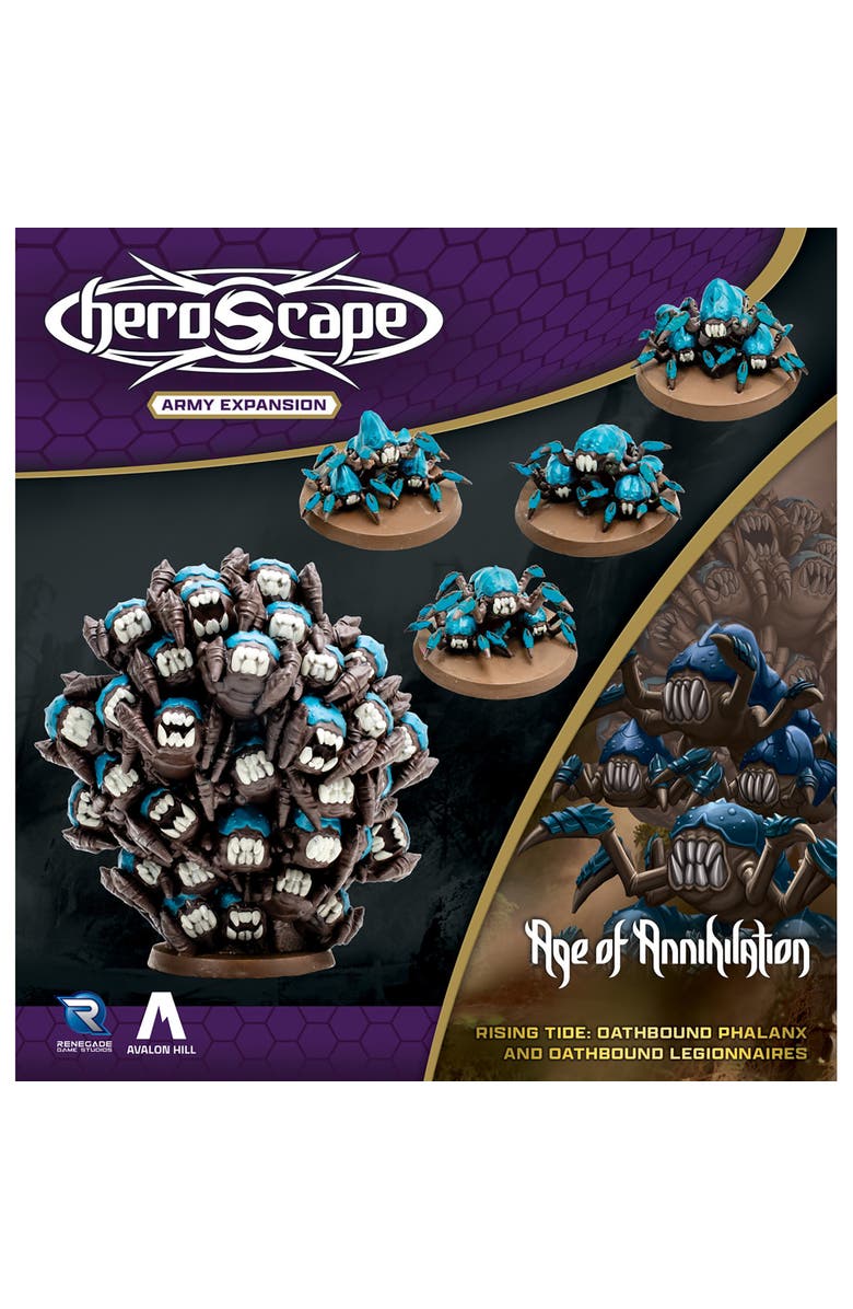 Renegade Games Heroscape Rising Tide Oathbound Phalanx & Oathbound Legionnaires Army Expansion, Alternate, color, Multicolored