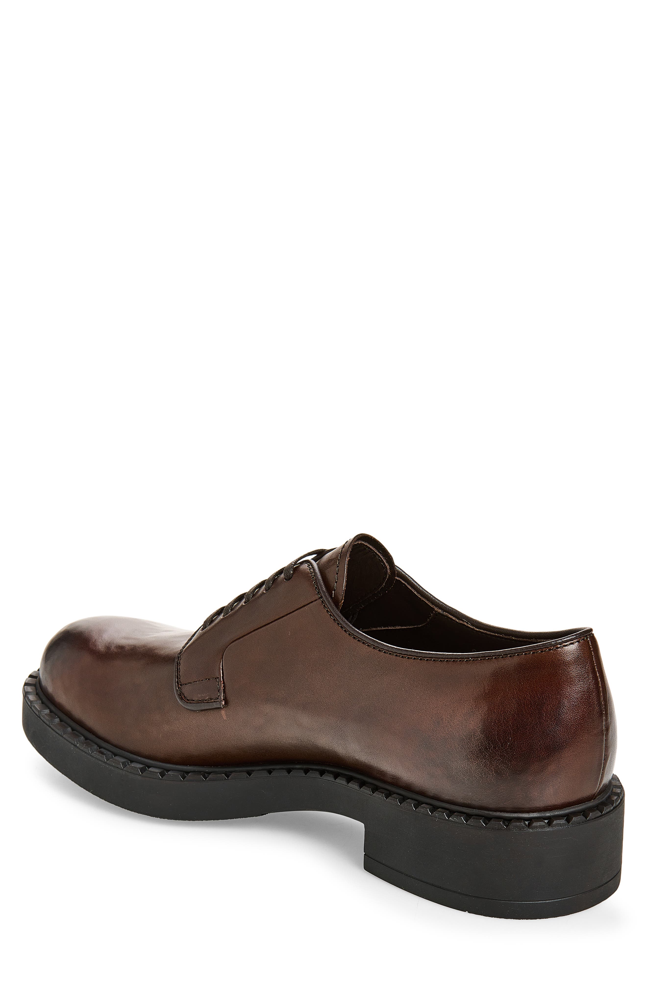 Chocolate Leather Derby, Alternate, color, TEAK