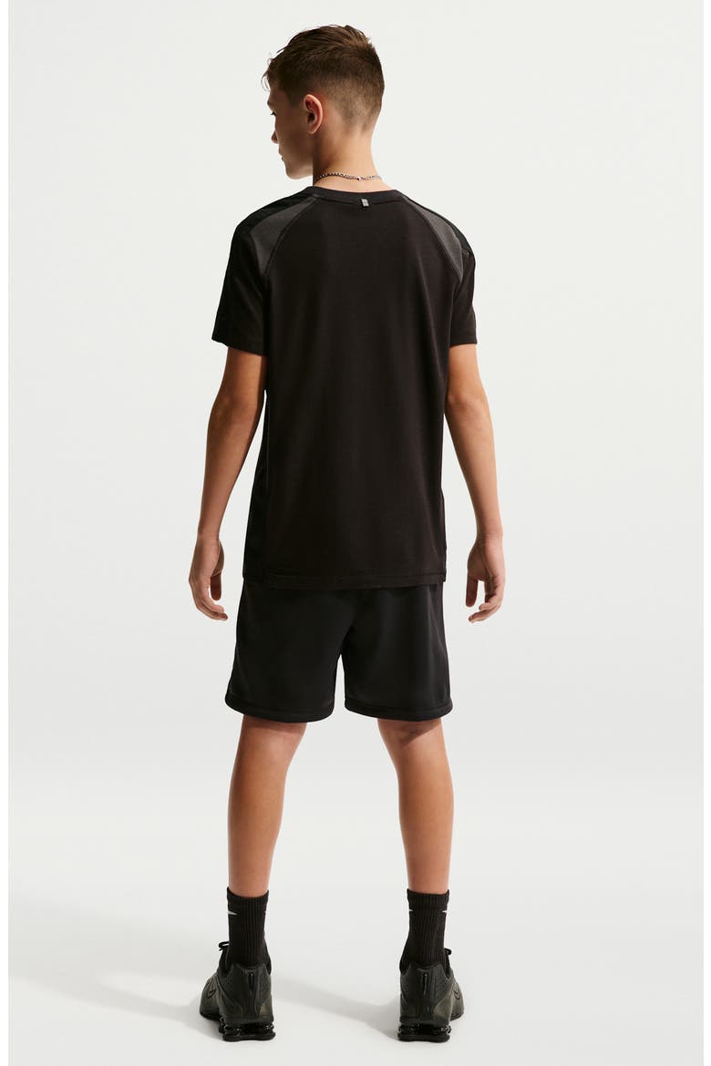 Kids' Utility Shorts, Alternate, color, BLACK/ BLACK/ TURF ORANGE