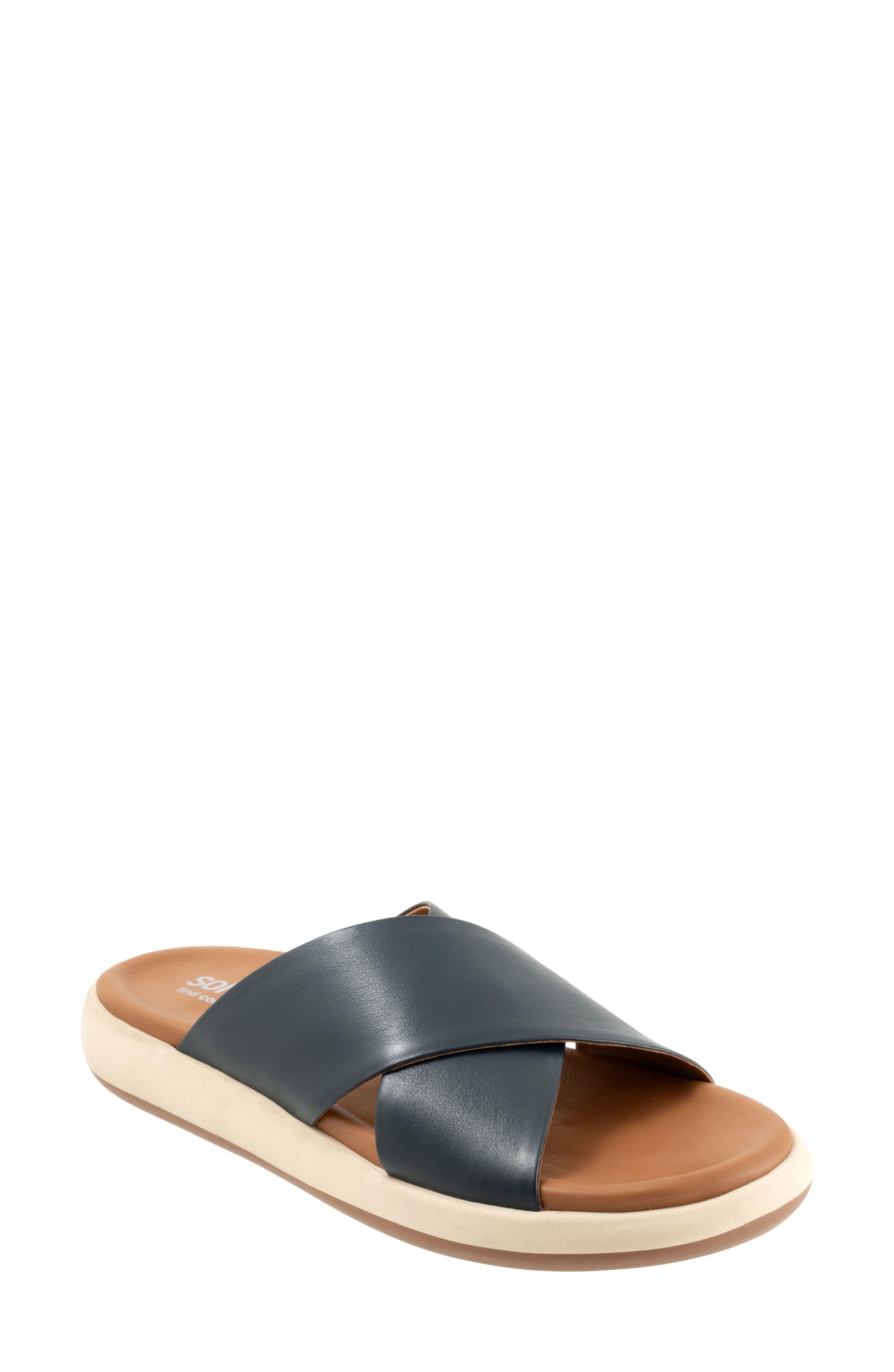 Jesi Slide Sandal, Main, color, NAVY