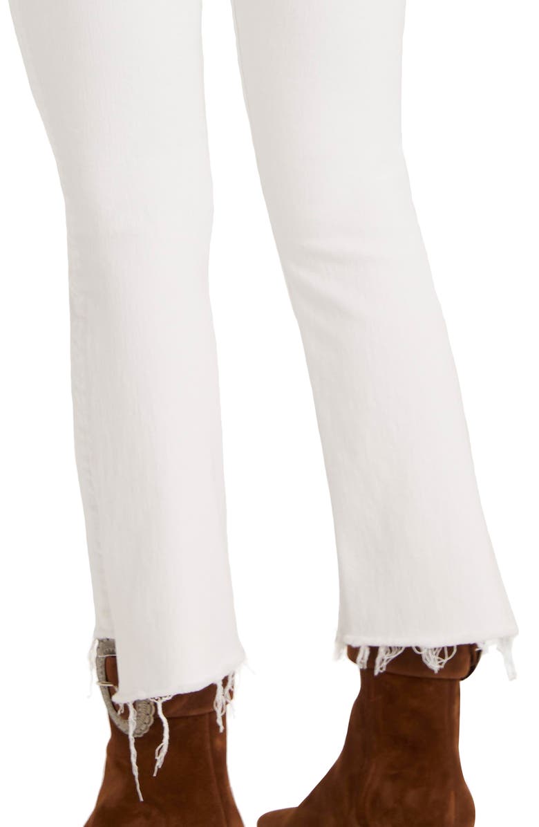 MOTHER Insider High Waist Crop Step Hem Jeans, Alternate, color, 