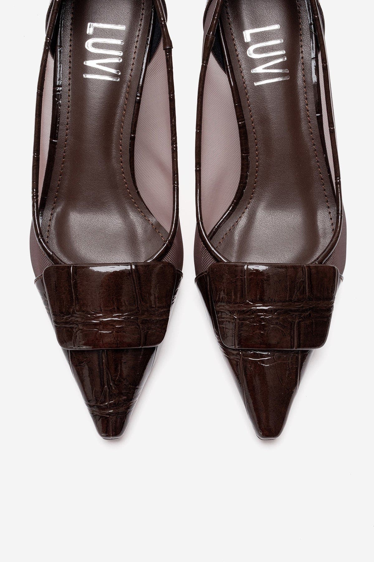 Ola Stiletto Pump, Alternate, color, Brown Patent
