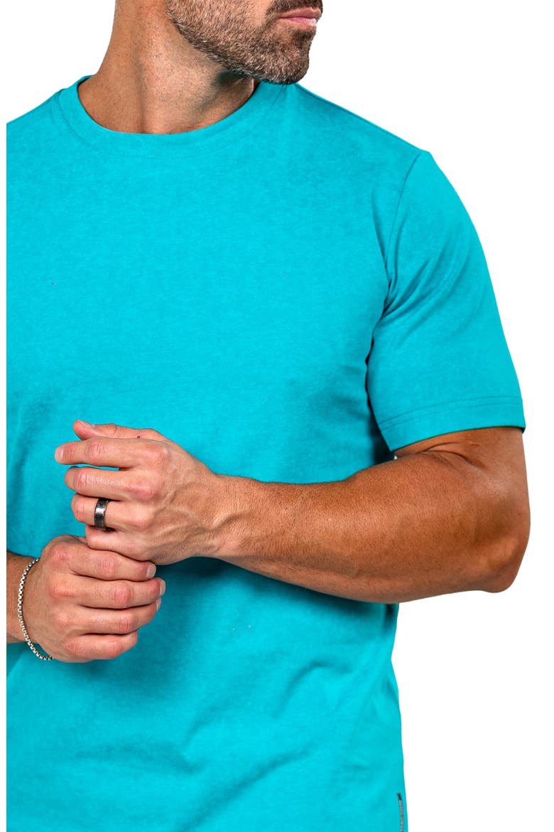 Marthyr Cotton Blend T-Shirt, Alternate, color, GREEN