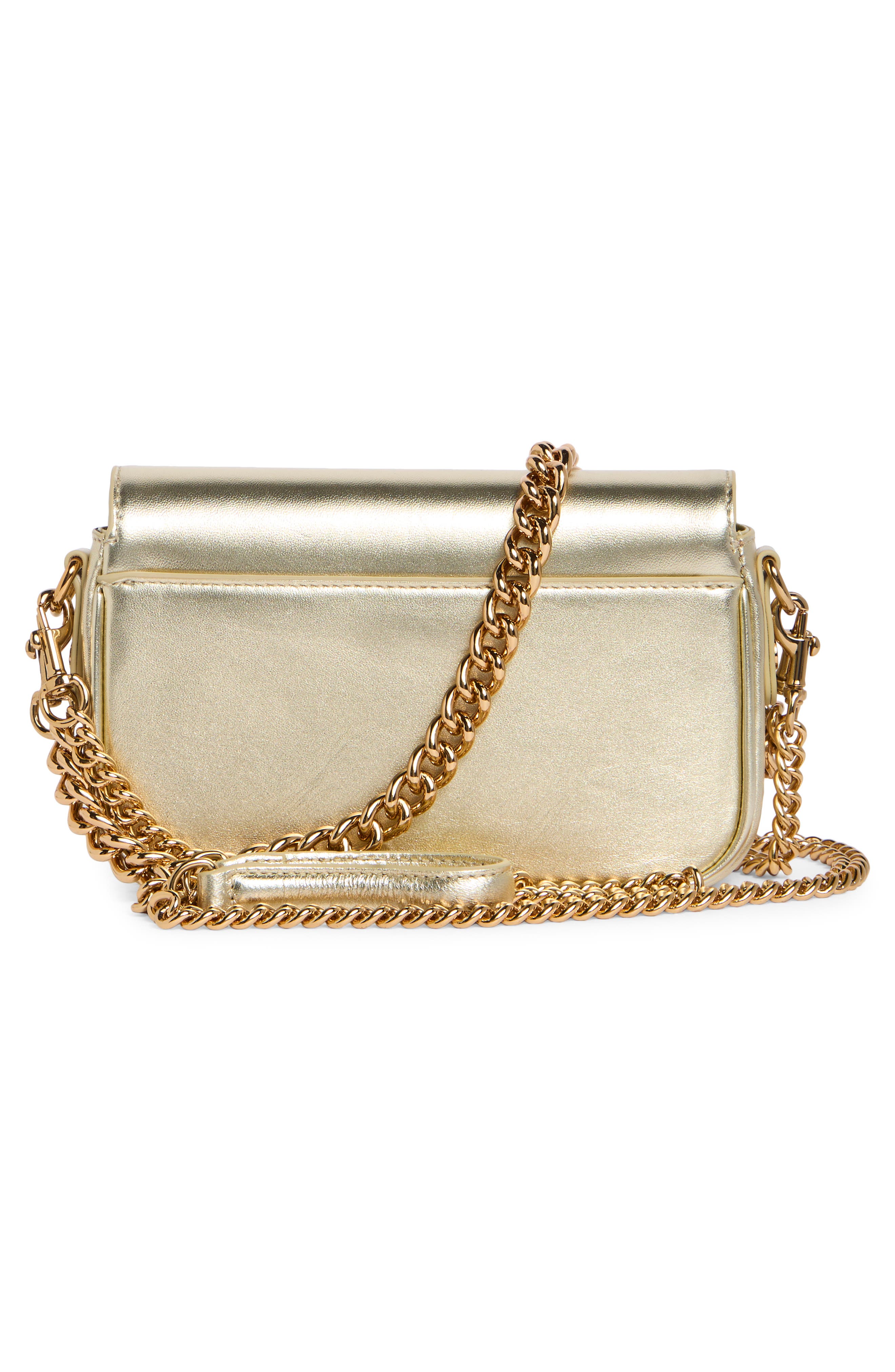 Small Highgate Leather Camera Bag, Alternate, color, GOLD