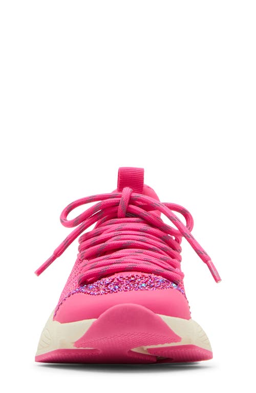 Steve Madden Kids' Jsolace Sneaker In Pink