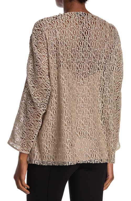 Akris Roman Numeral Cowl Neck Blouse