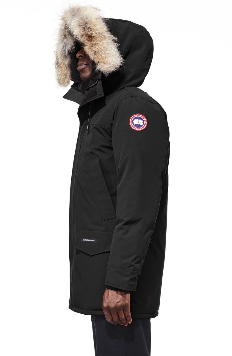 Canada Goose Langford Slim Fit Down Parka with Genuine Coyote Fur Trim, Alternate, color, 