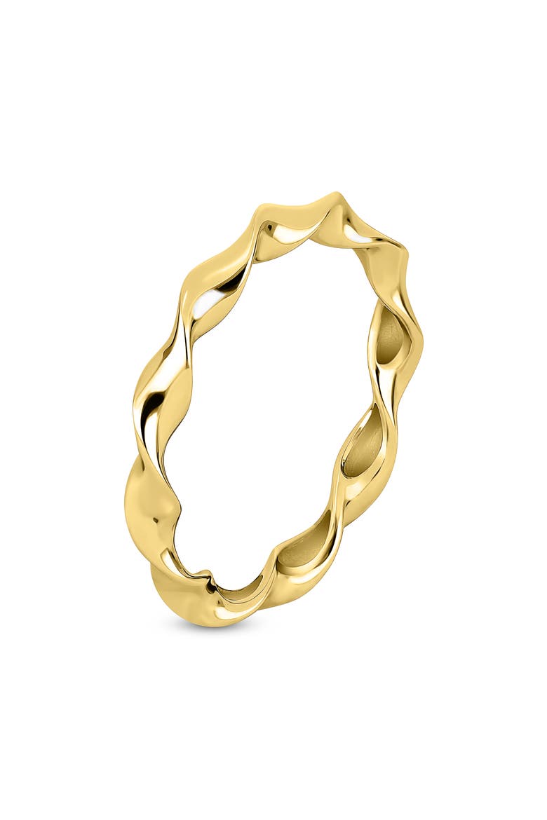 14K Gold Twisted Stackable Ring (Online Trunk Show), Alternate, color, 14K YELLOW GOLD