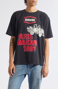 Rhude AWD Patch Appliqué Graphic T-Shirt