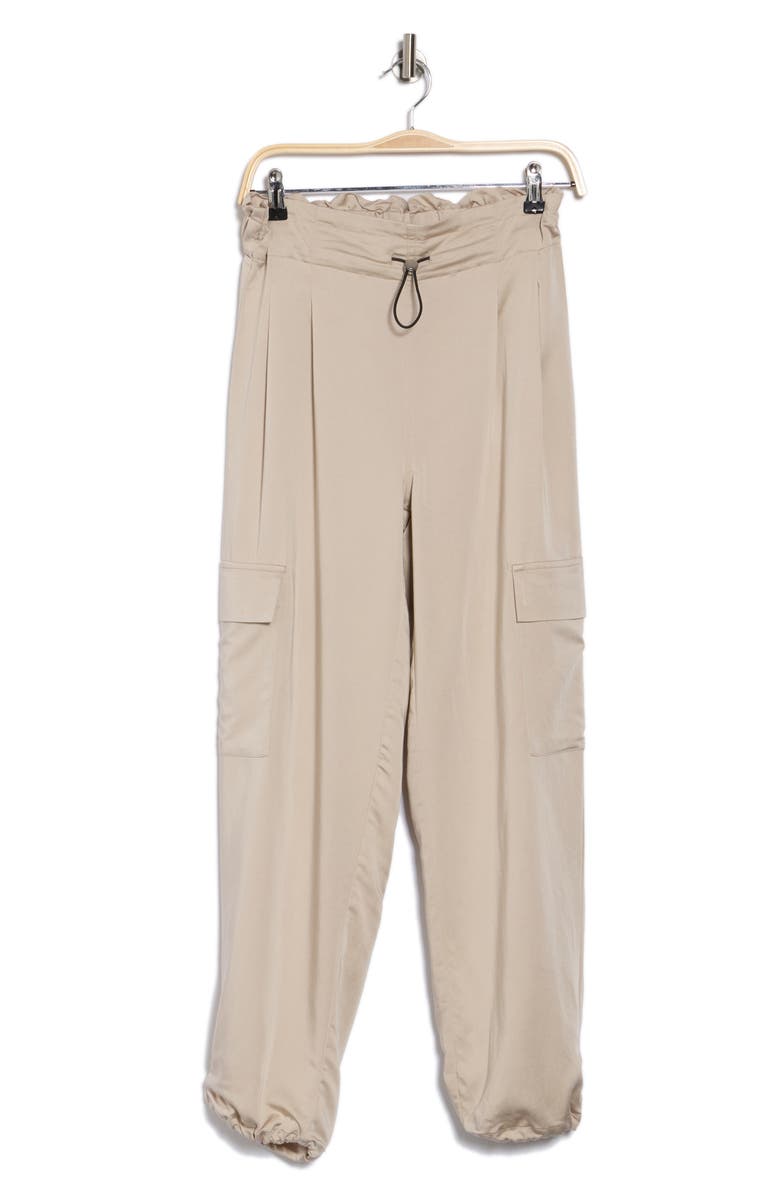 DKNY Jeans Skinny Leg Cargo Pants, Alternate, color, Pebble