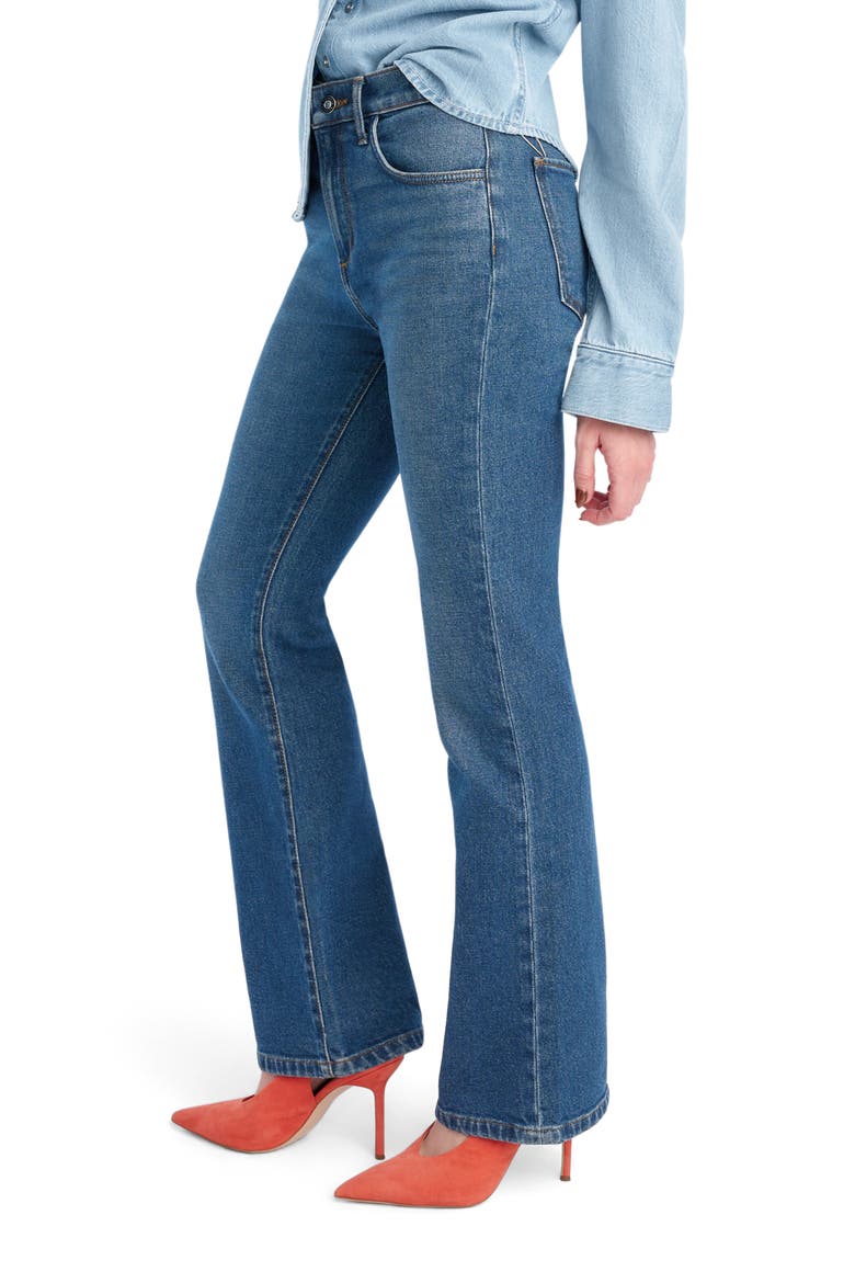 The Morgan Shortie High Waist Bootcut Jeans, Alternate, color, FLAGSTAFF