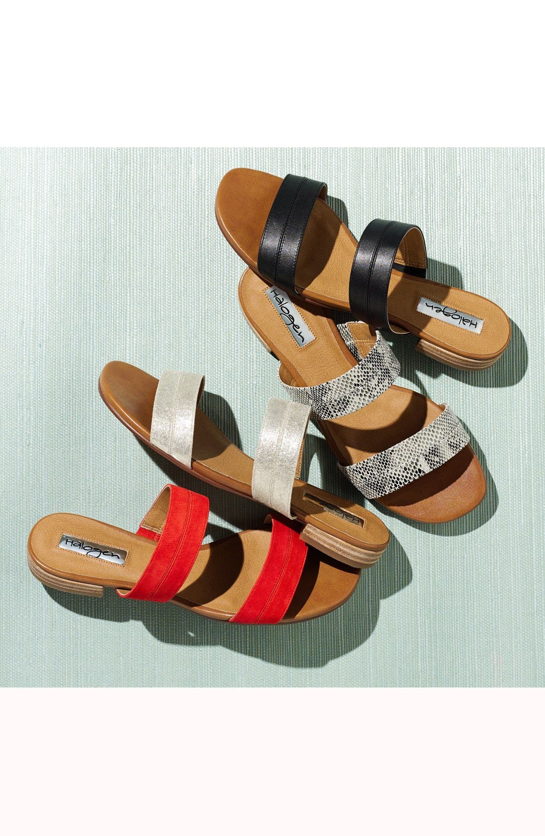Halogen<sup>®</sup> 'Jess' Leather Sandal, Main, color, 