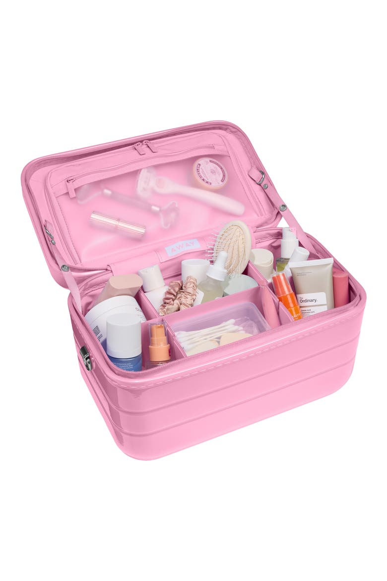 The Train Case (Nordstrom Exclusive), Alternate, color, GLAZED MOCHI PINK