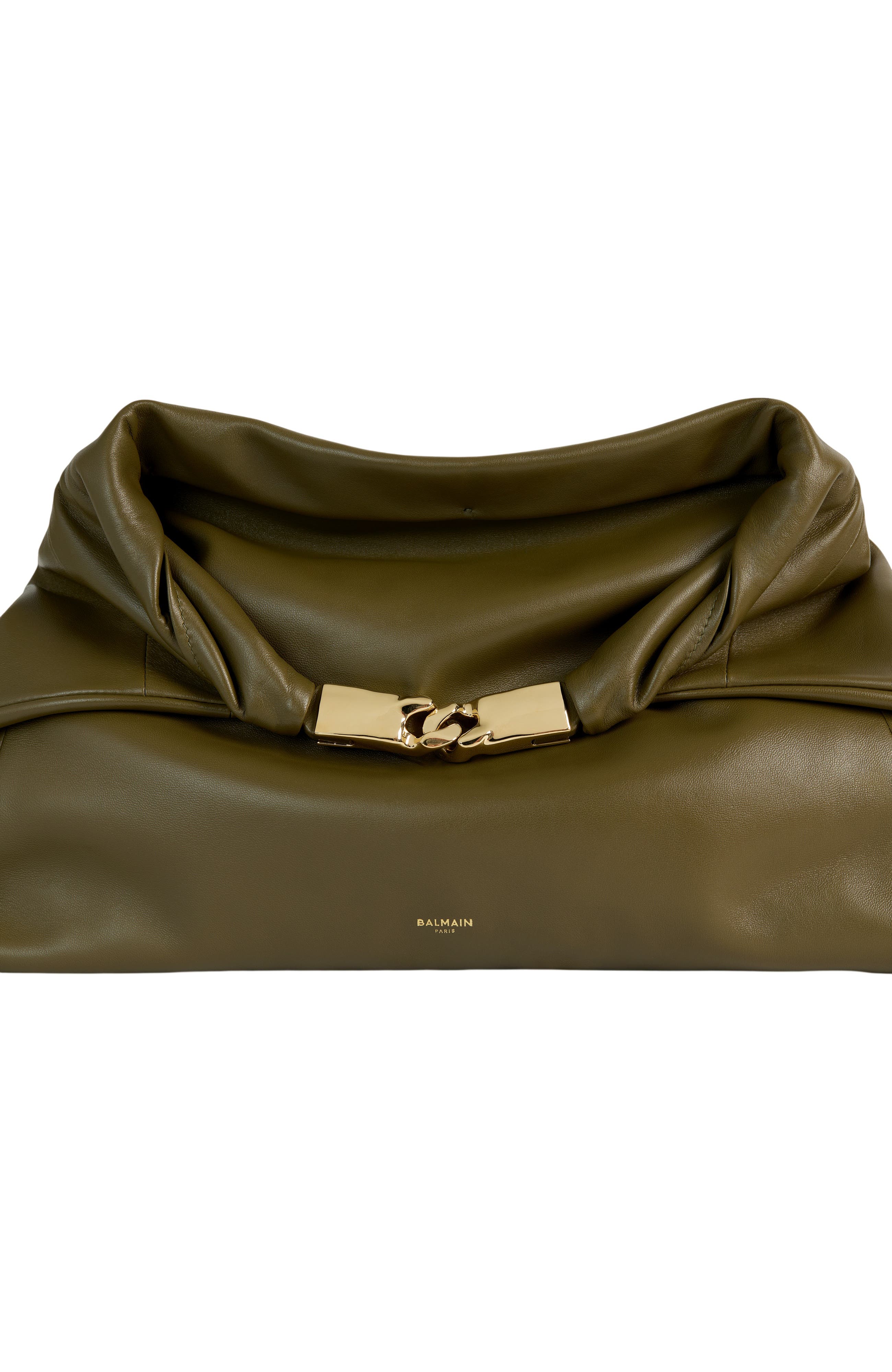 Dinner At 8 Medium Bag in Smooth Leather, Alternate, color, green