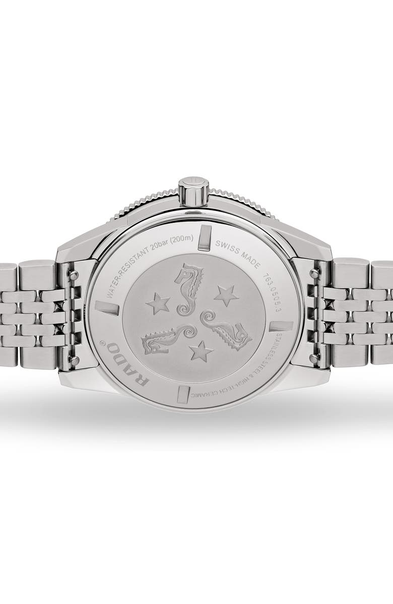 RADO Captain Cook Automatic Bracelet Watch, 42mm, Alternate, color, Blue