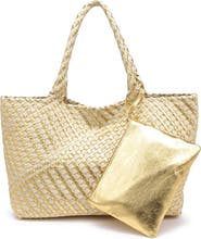 MODA LUXE Solana - Mixed Material Tote