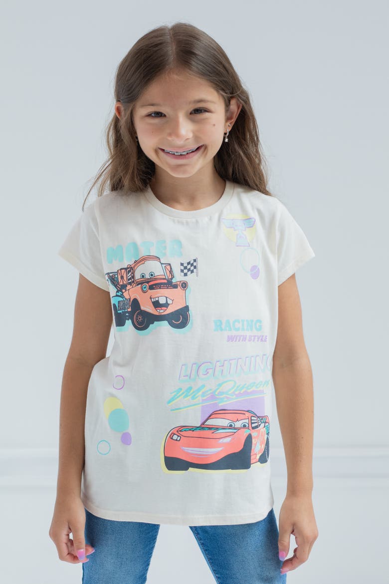 Cars 2-Pack Short Sleeve T-Shirts, Alternate, color, Cars Cream Heather