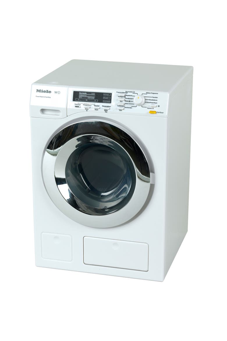 Theo Klein Miele Washing Machine Premium Toys For Kids Ages 3 Years & Up, Main, color, White