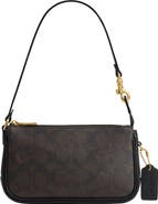 COACH Plaza 18 Signature UpcraftedLeather Shoulder Bag