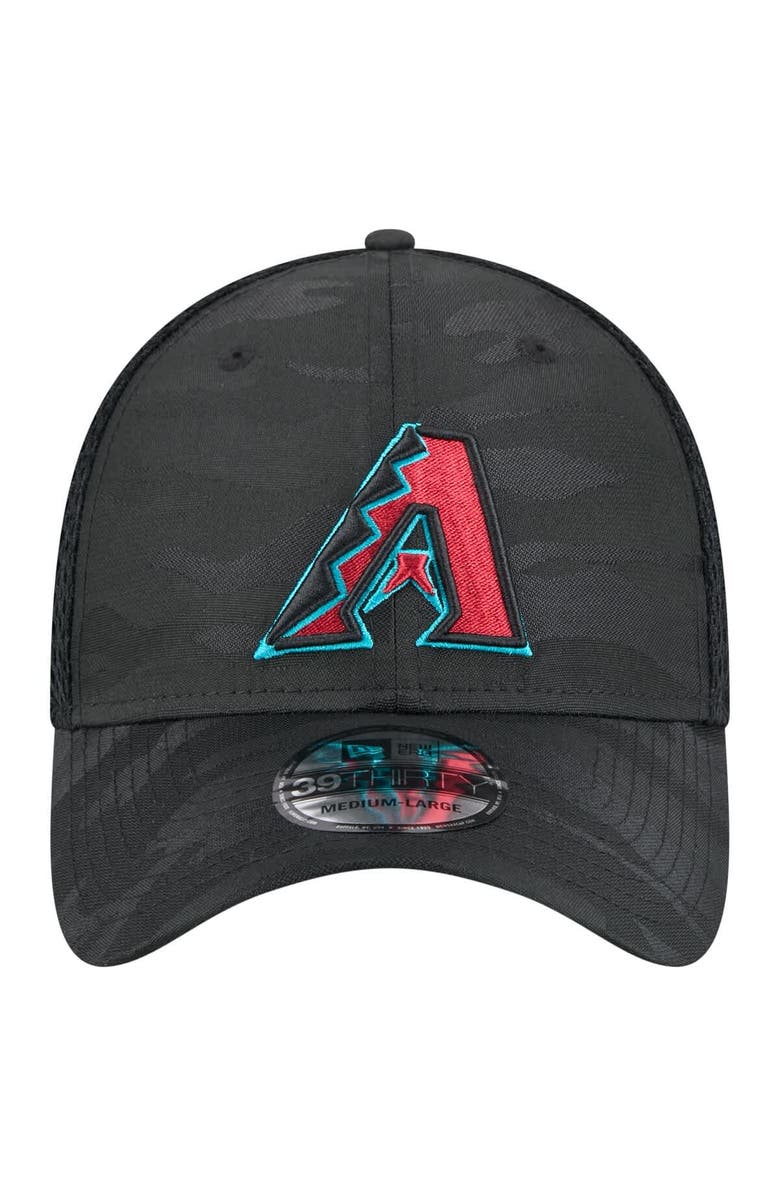 New Era Men's New Era Black Arizona Diamondbacks Subtle Camo 39THIRTY Flex Hat, Alternate, color, 