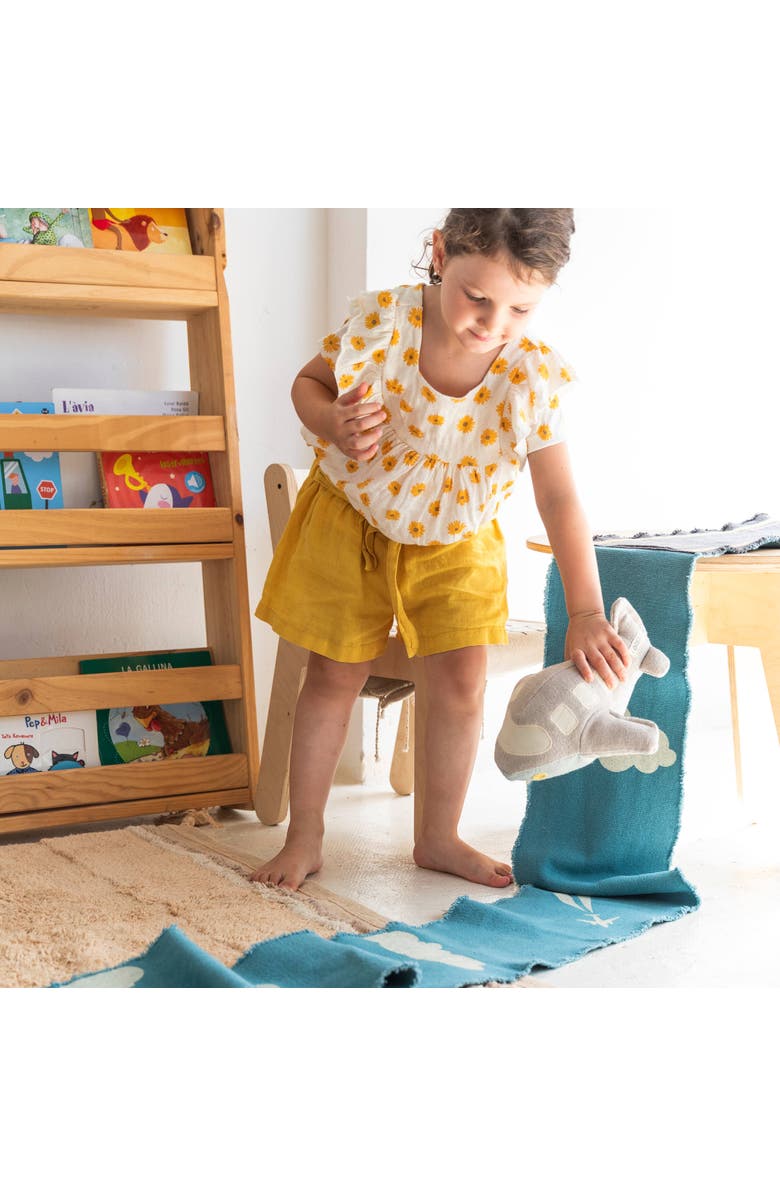 Lorena Canals Soft toy Ride & Roll, Alternate, color, Light Blue With Grey