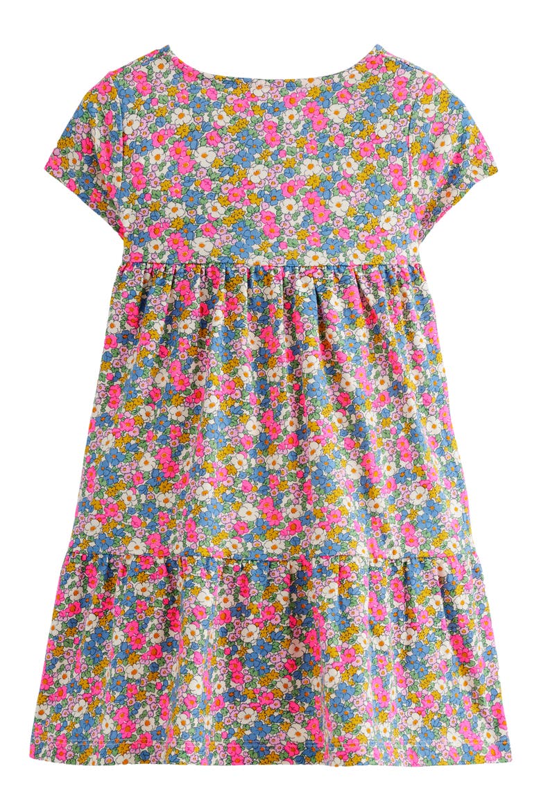 Kids' Ariel Tiered Cotton Jersey T-Shirt Dress, Alternate, color, DITSY FLORAL