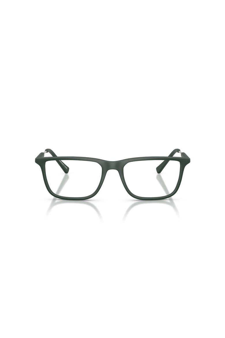 54mm Rectangle optical glasses, Alternate, color, Green