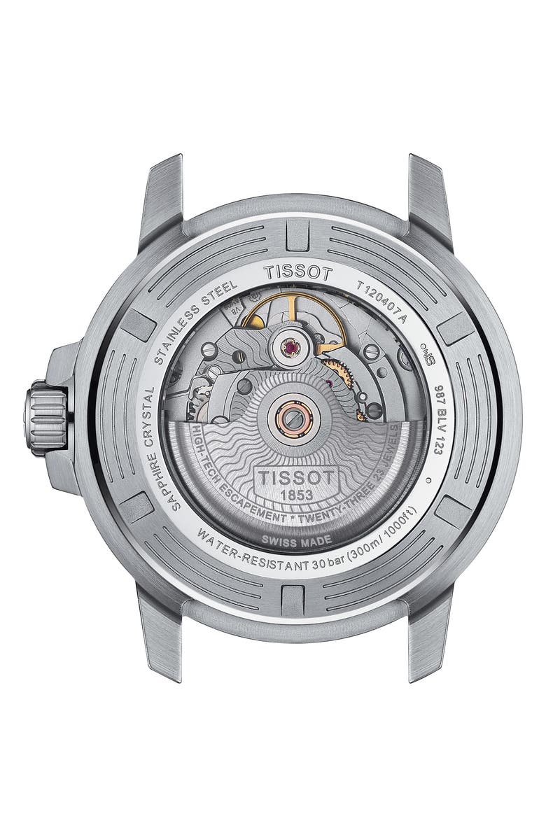 Tissot Seastar 1000 Professional Powermatic 80 Bracelet Watch, 43mm, Alternate, color, Grey