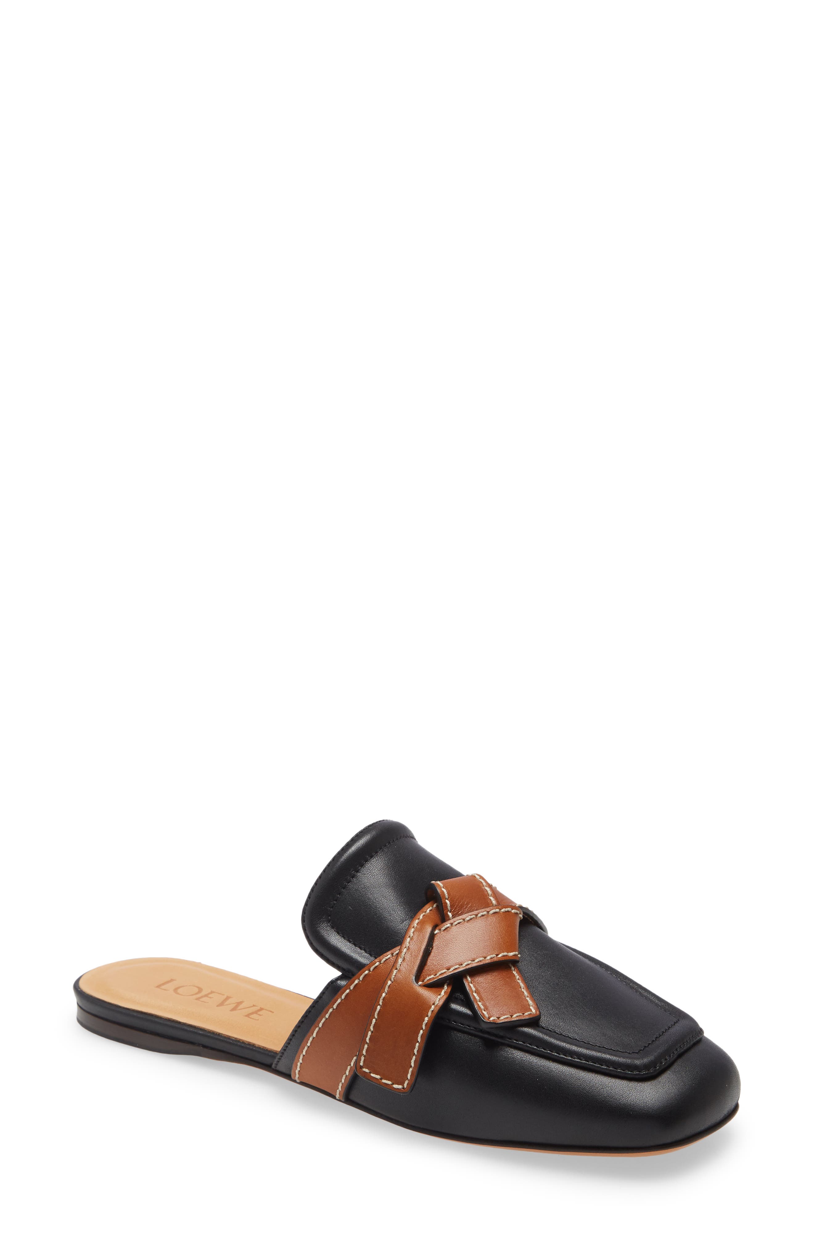 Loewe Gate Belted Leather Mule, Main, color, 