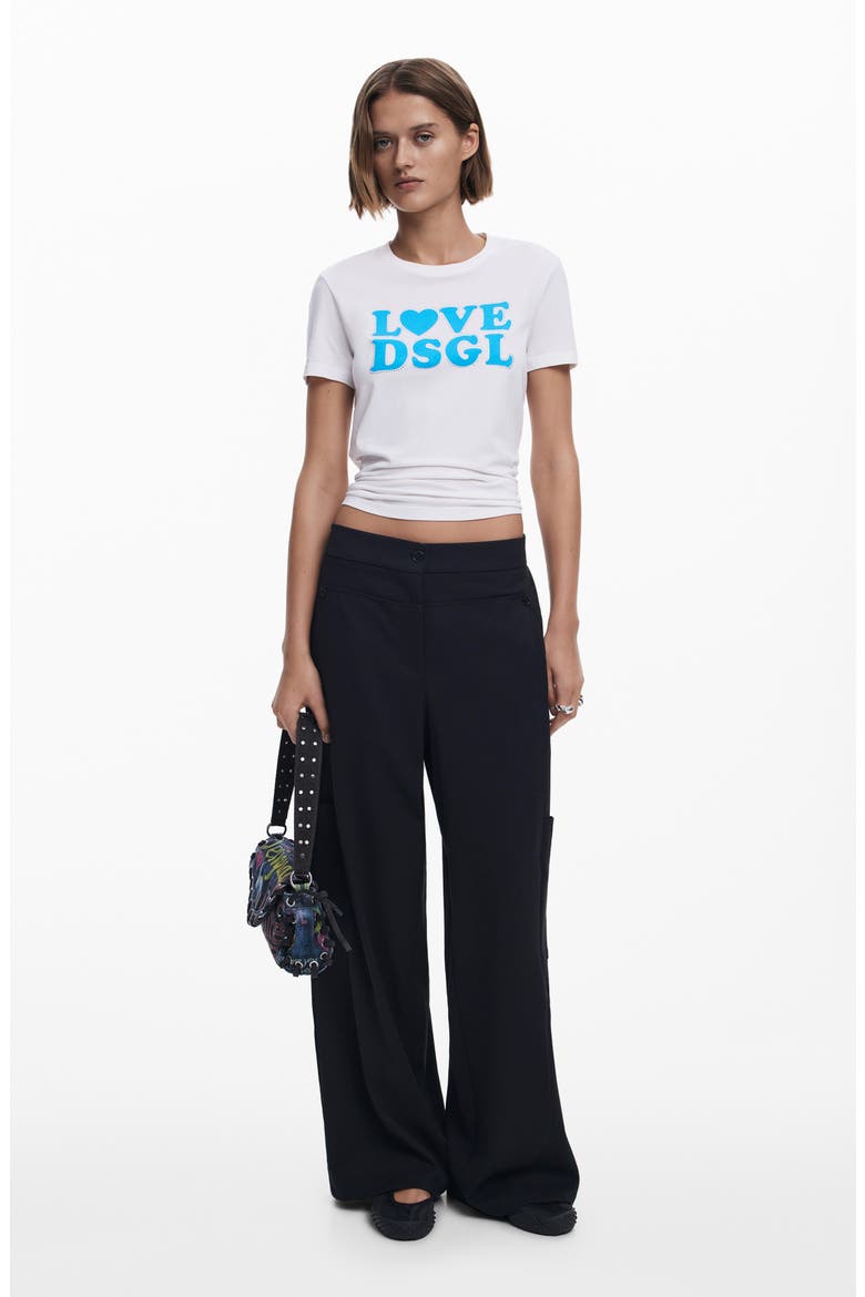 Wide Leg Pants, Alternate, color, BLACK