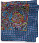 Robert Graham Paisley Silk Pocket Square